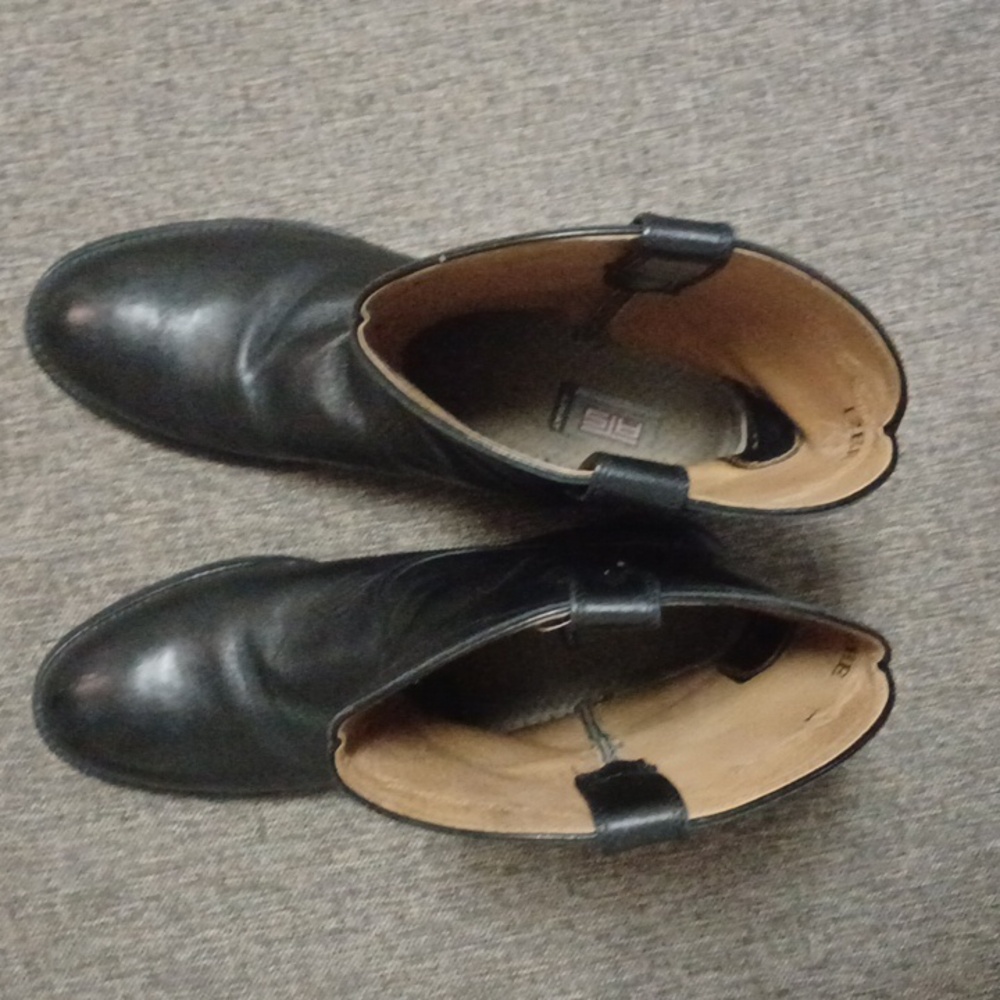 ARIAT Roper boots 12W Black leather. EUC.